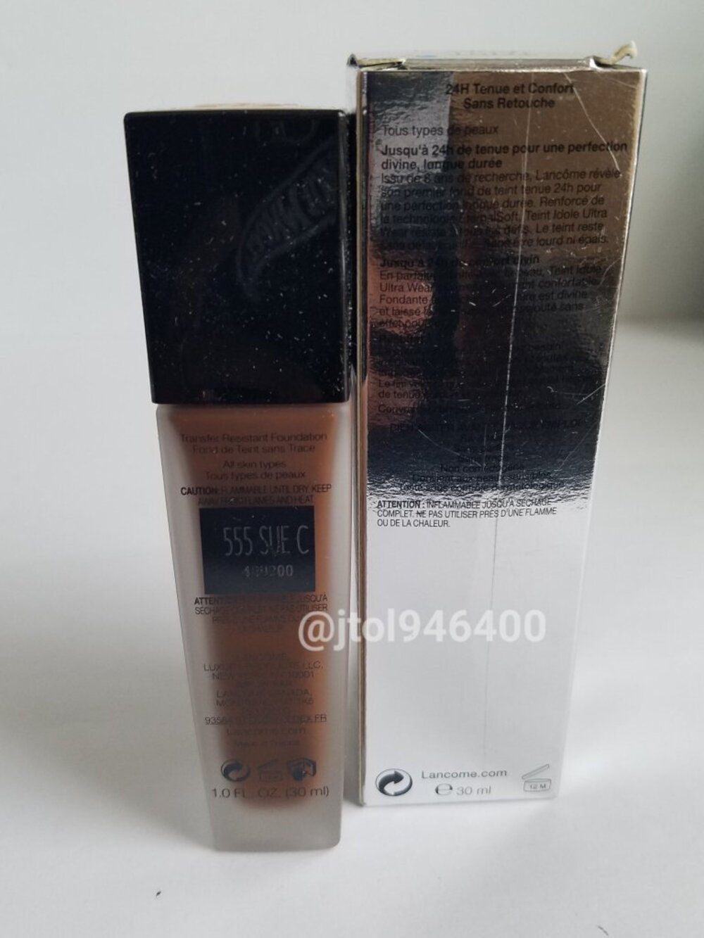 Lancome Teint Idole Ultra Wear 555 Suede Original Formula - Picture 7 of 8